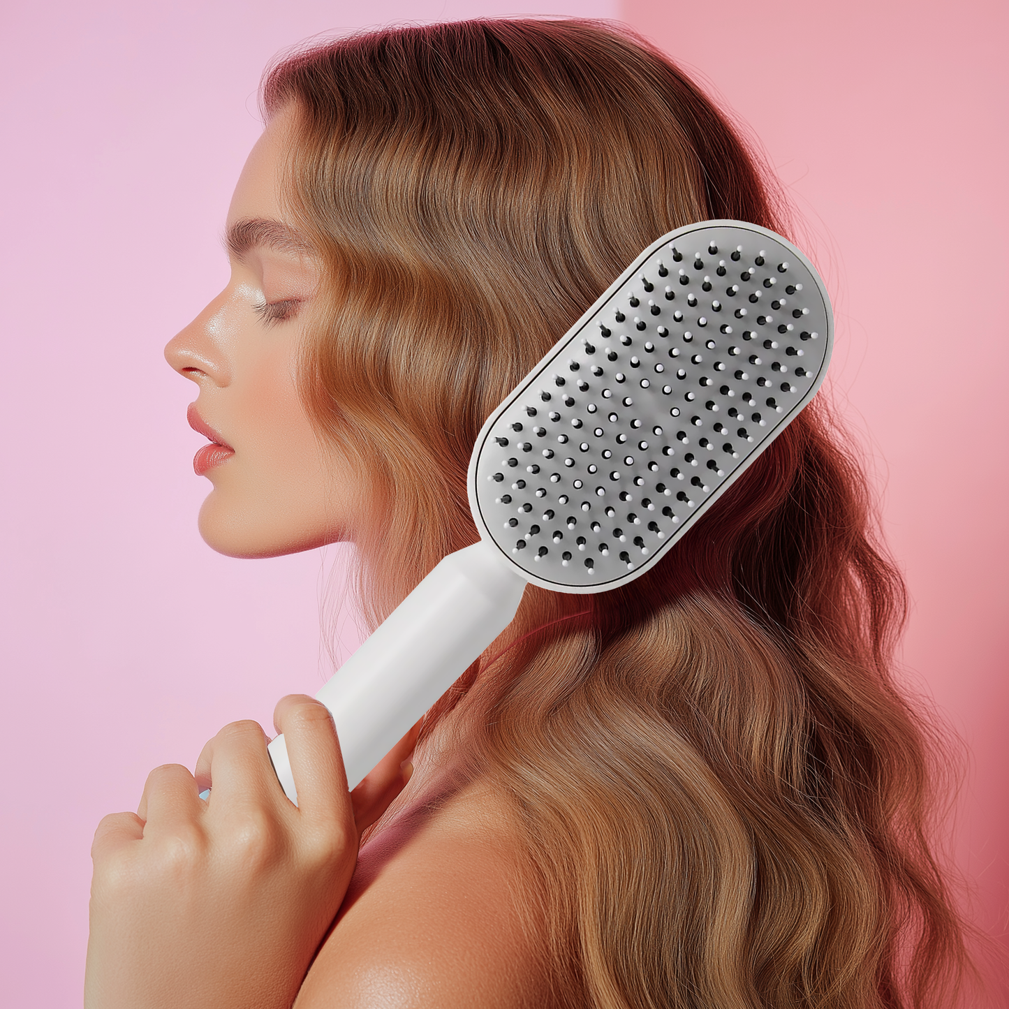 Self Cleaning Hair Brush