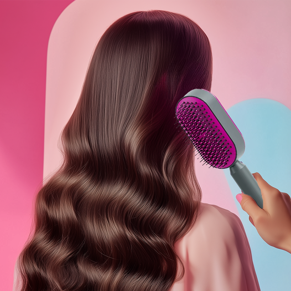 Self Cleaning Hair Brush